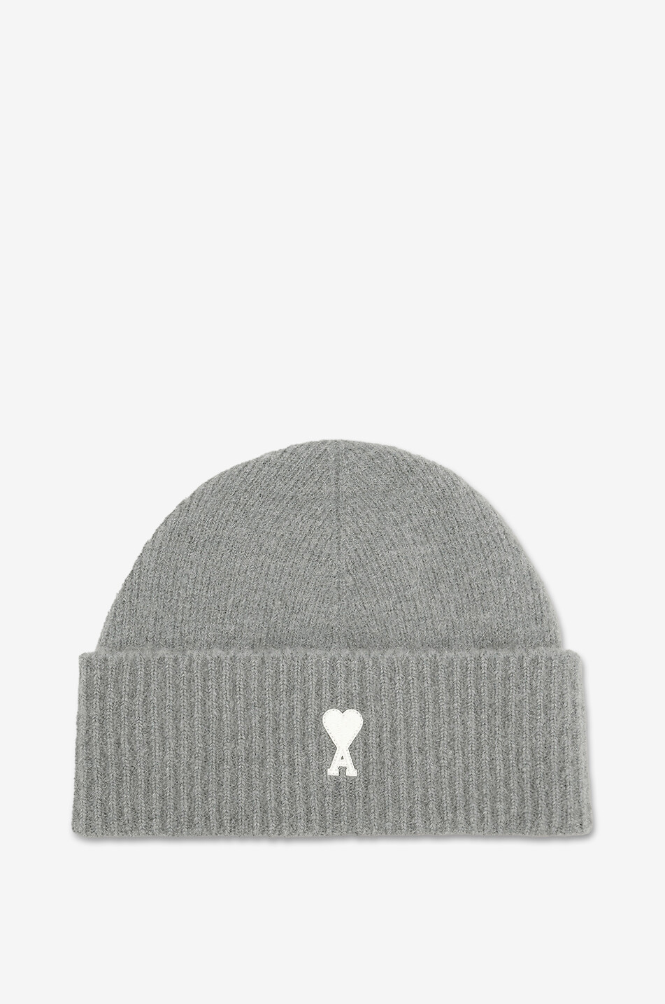 AMI Ami de Cœur alpaca blend beanie Women LIGHT GREY 1