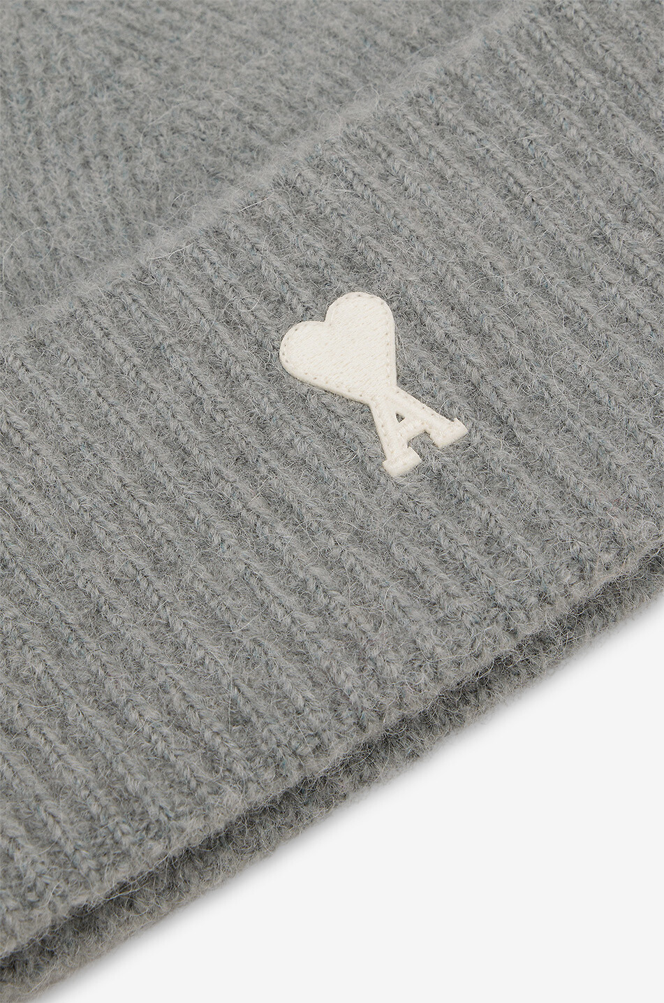 AMI Ami de Cœur alpaca blend beanie Women LIGHT GREY 6