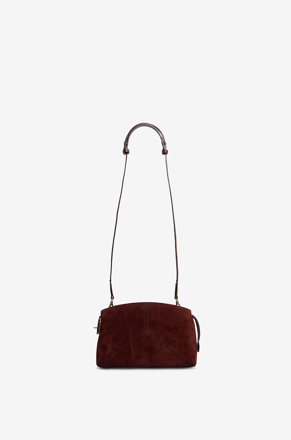 VICTORIA BECKHAM Pochette en daim Victoria Femme MARRON FONCÉ 3