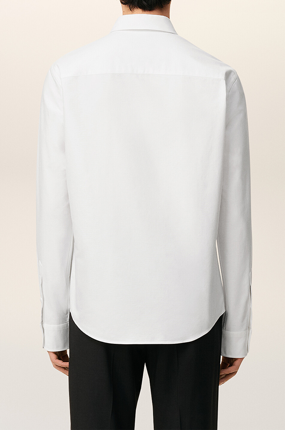 AMI Hemd aus Oxford-Baumwolljersey Herren WEISS 5
