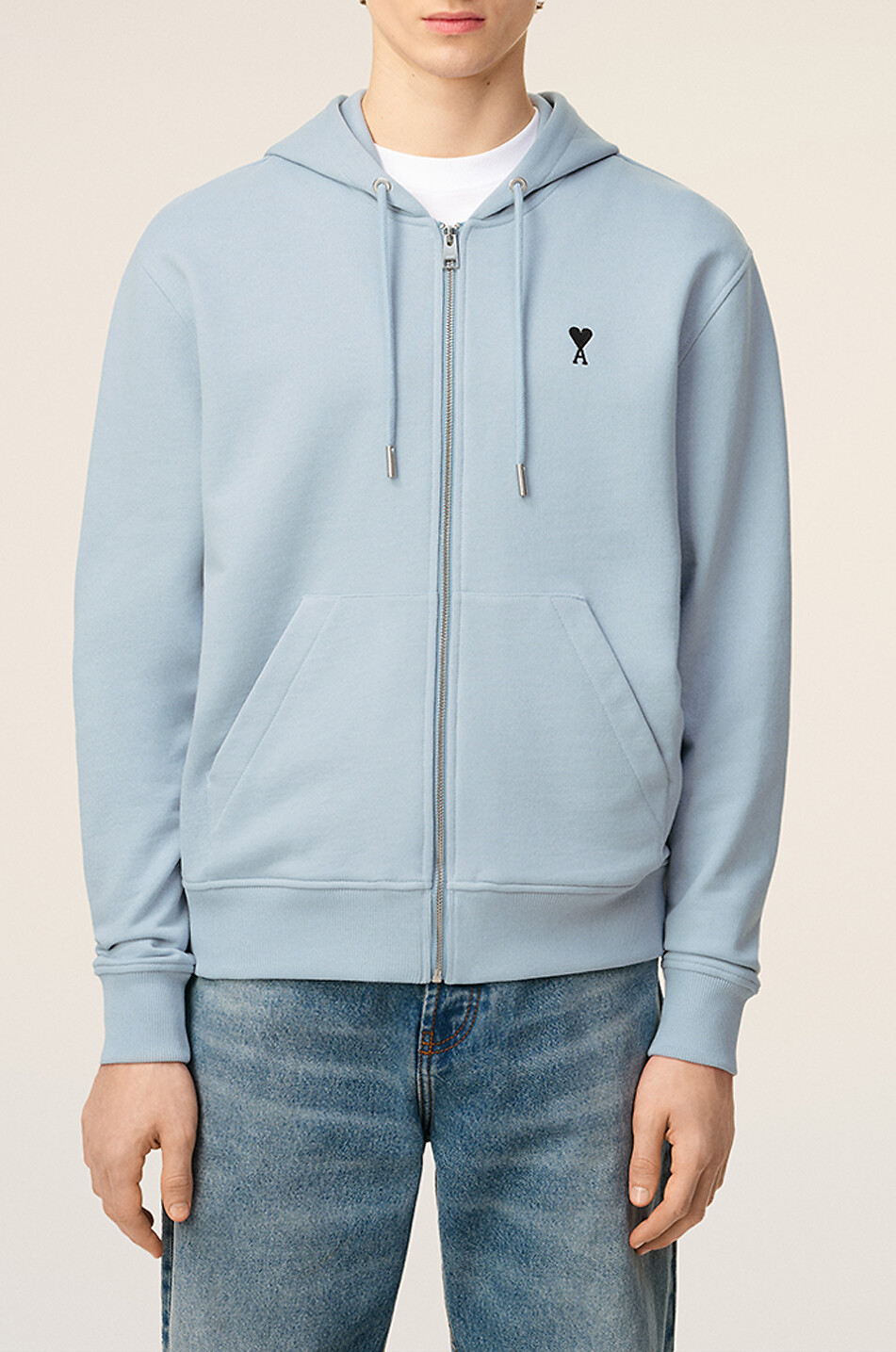 AMI Kapuzensweatjacke ami de cœur Herren HELLBLAU 6