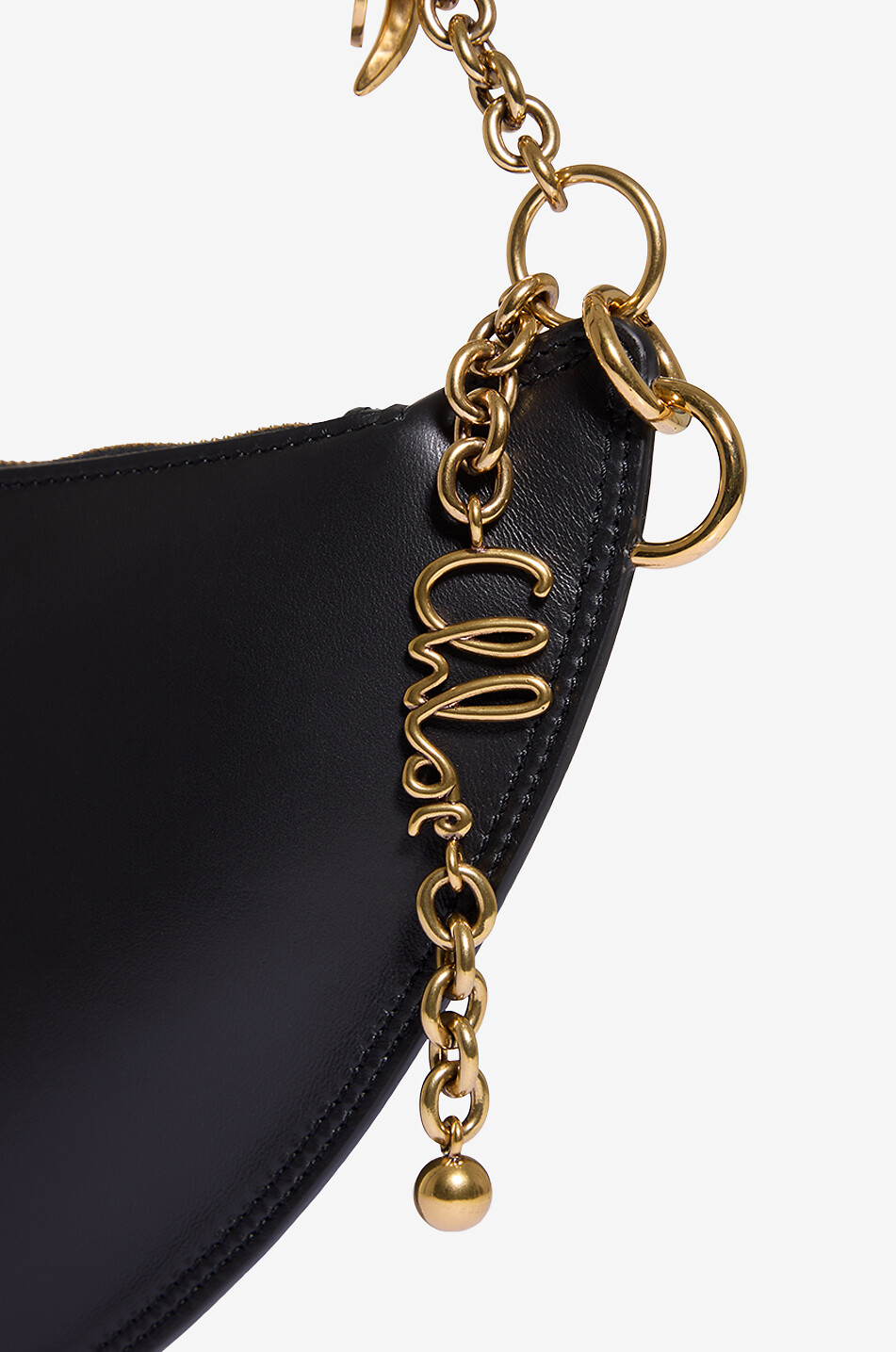 CHLOE Sac porté épaule en cuir nappa Chloé Icons Femme NOIR 5