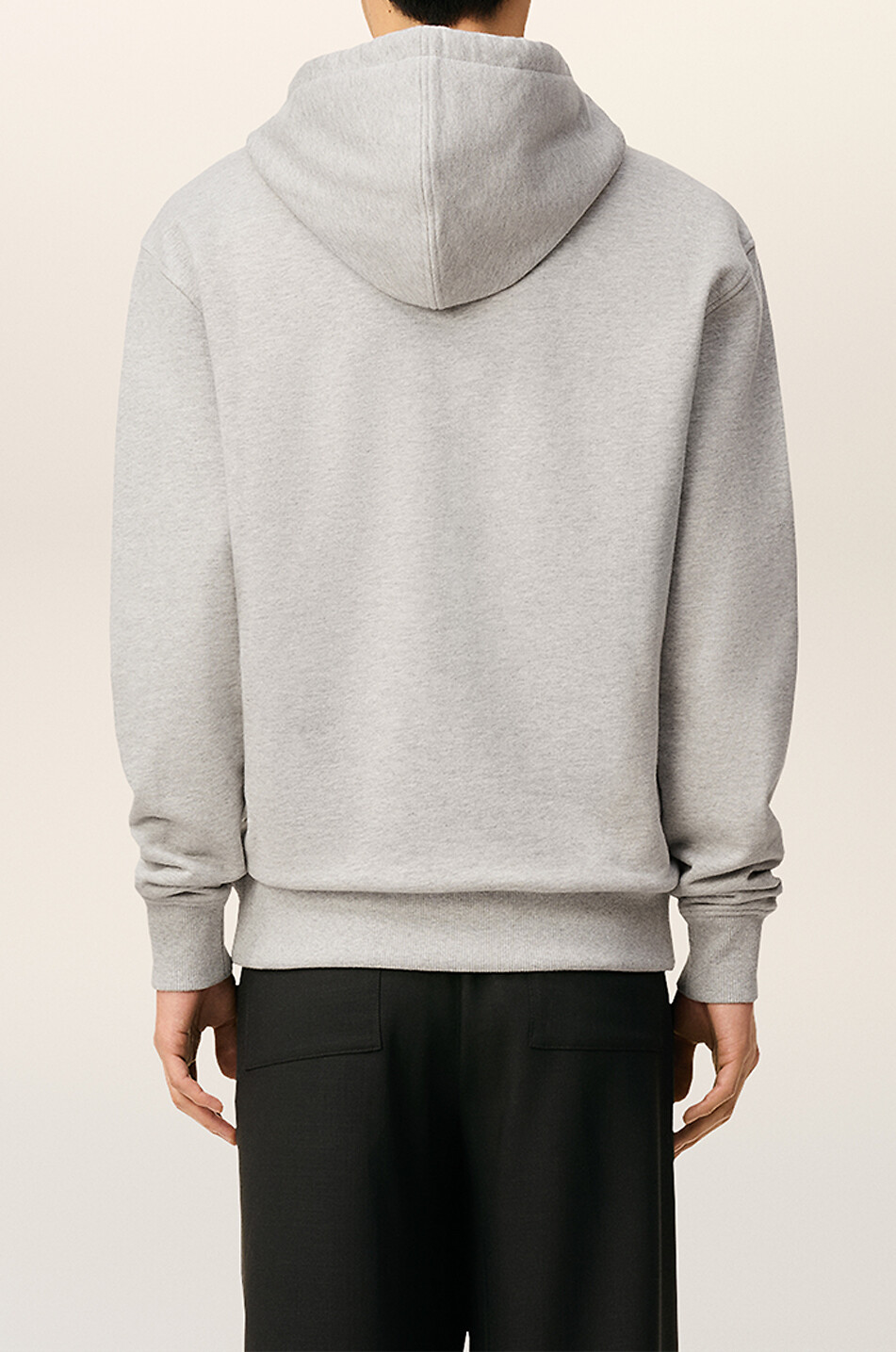 AMI Ami de cœur hooded full-zip sweatshirt Men GREY 3