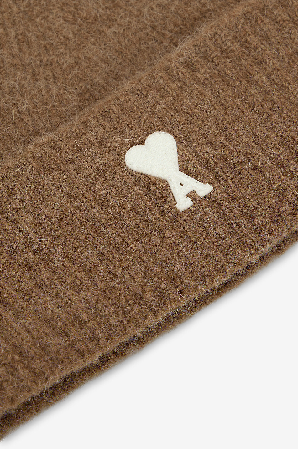 AMI Alpaka-Strickmütze Ami de Cœur Herren BRAUN 6