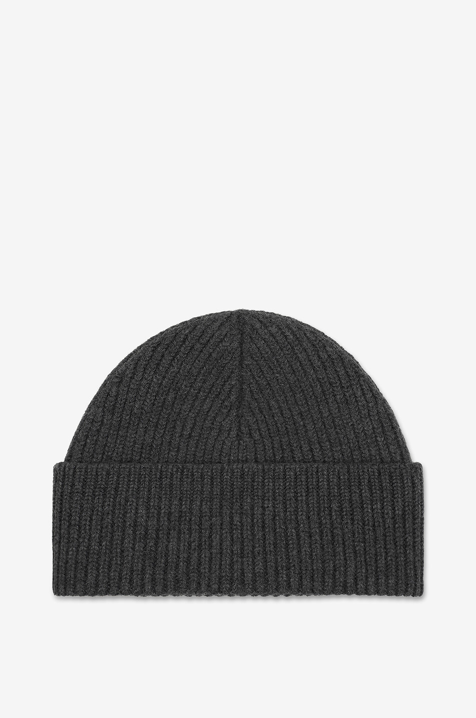 AMI Felted merino wool beanie Men GREY 2
