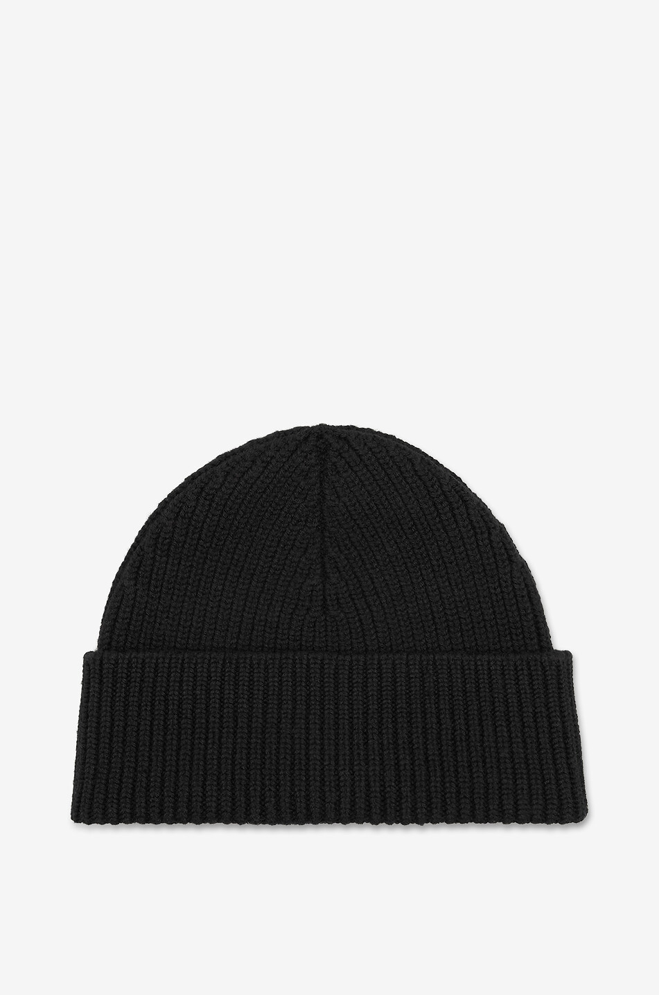 AMI Felted merino wool beanie Men BLACK 2