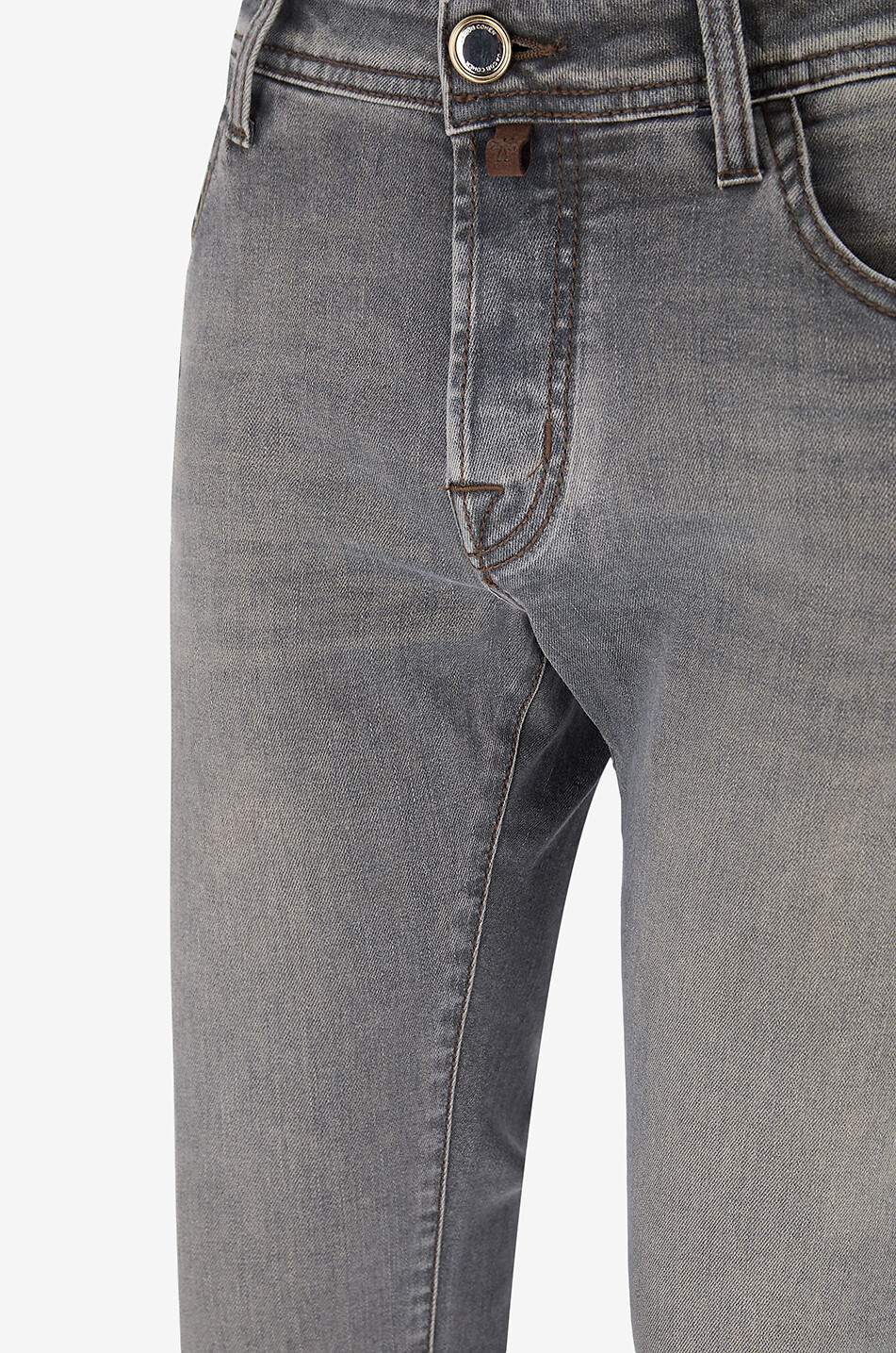 JACOB COHEN Nick cotton slim-fit jeans Men LIGHT GREY 3