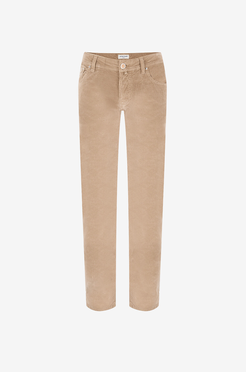 JACOB COHEN Bard corduroy straight leg trousers Men Light beige 1