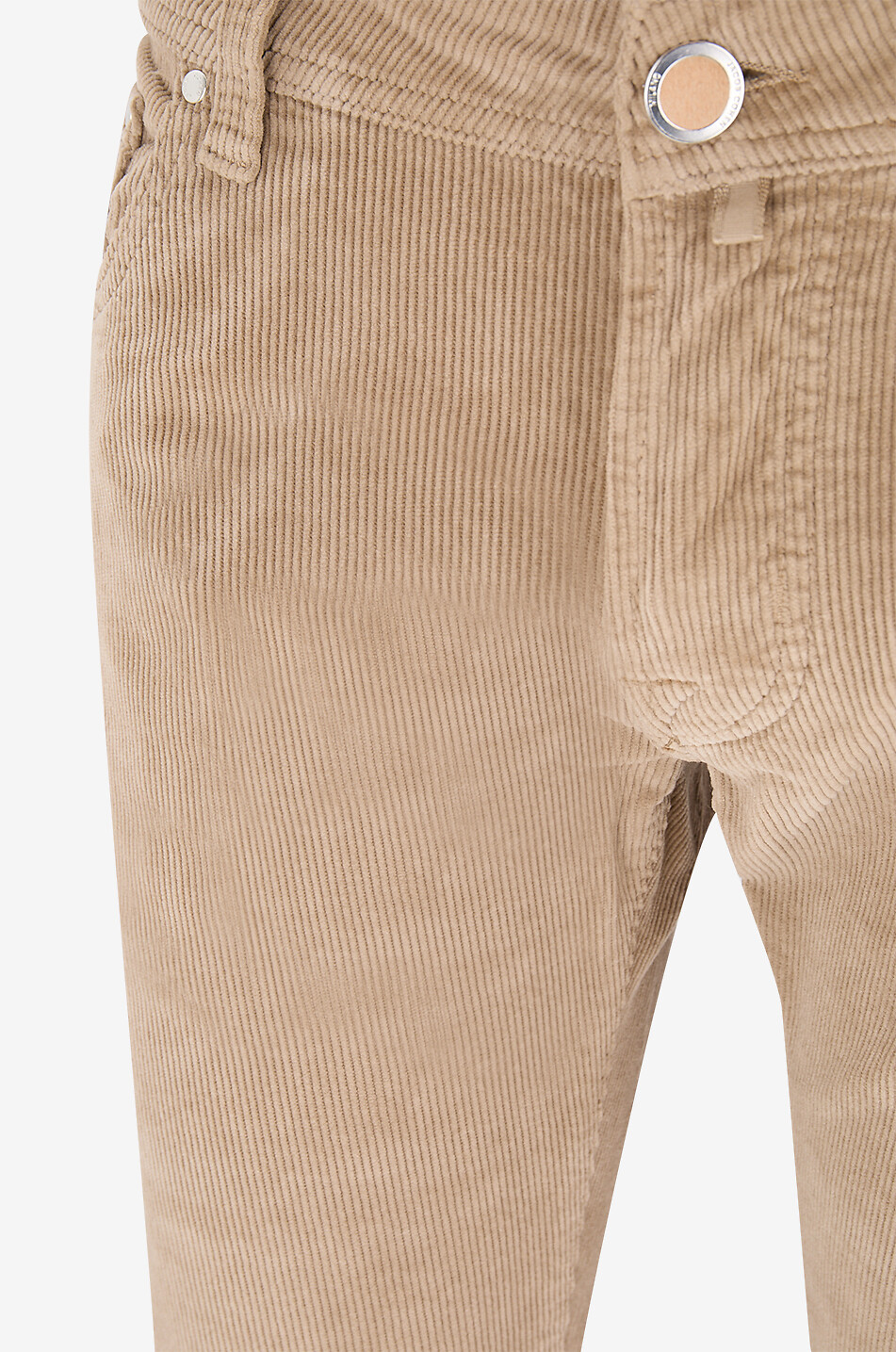 JACOB COHEN Bard corduroy straight leg trousers Men Light beige 3