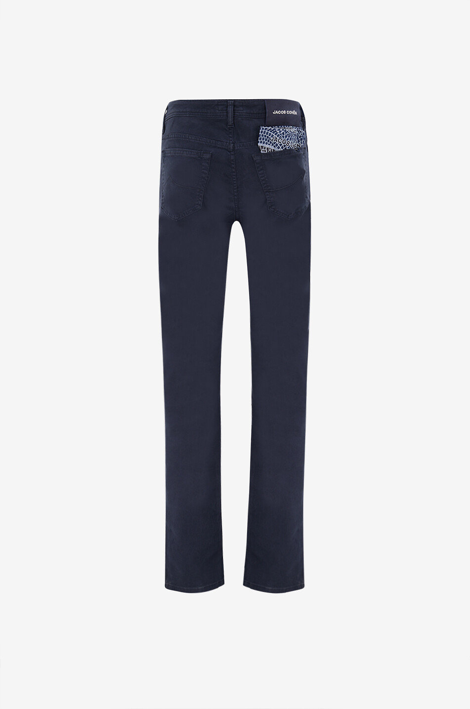 JACOB COHEN Bard cotton and lyocell straight leg jeans Men DARK BLUE 2