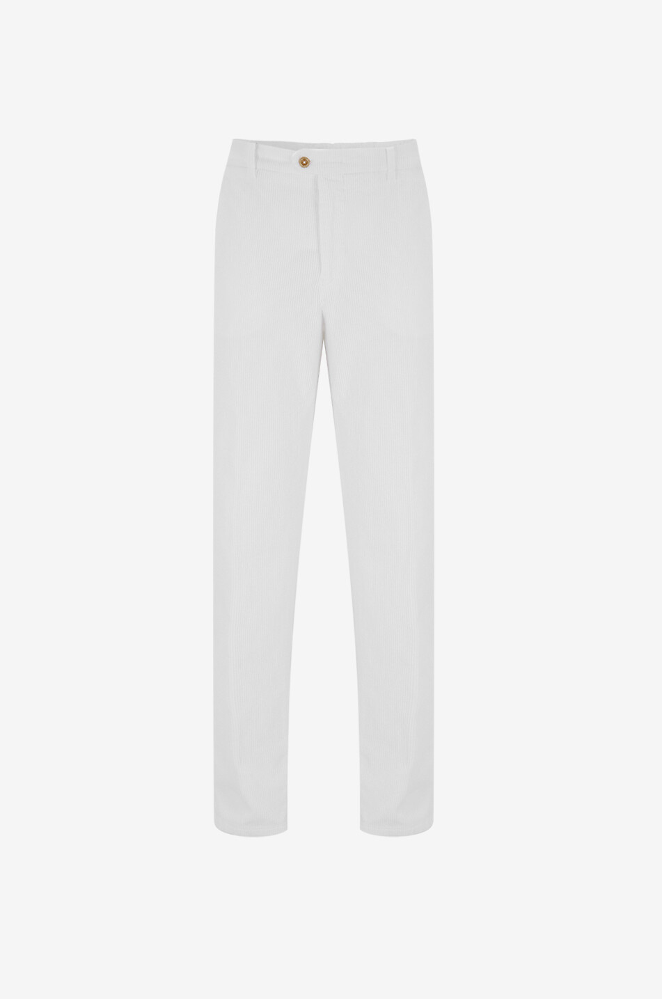 MARCO PESCAROLO Pantalon slim en velours côtelé Evo Homme BLANC 1