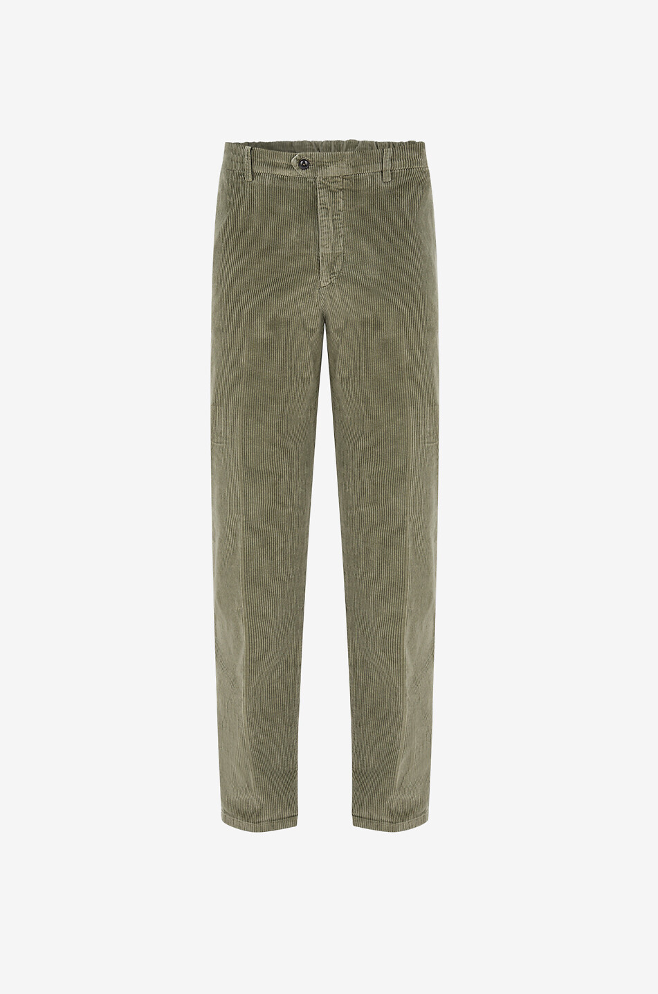 MARCO PESCAROLO Evo corduroy slim fit trousers Men MEDIUM GREEN 1