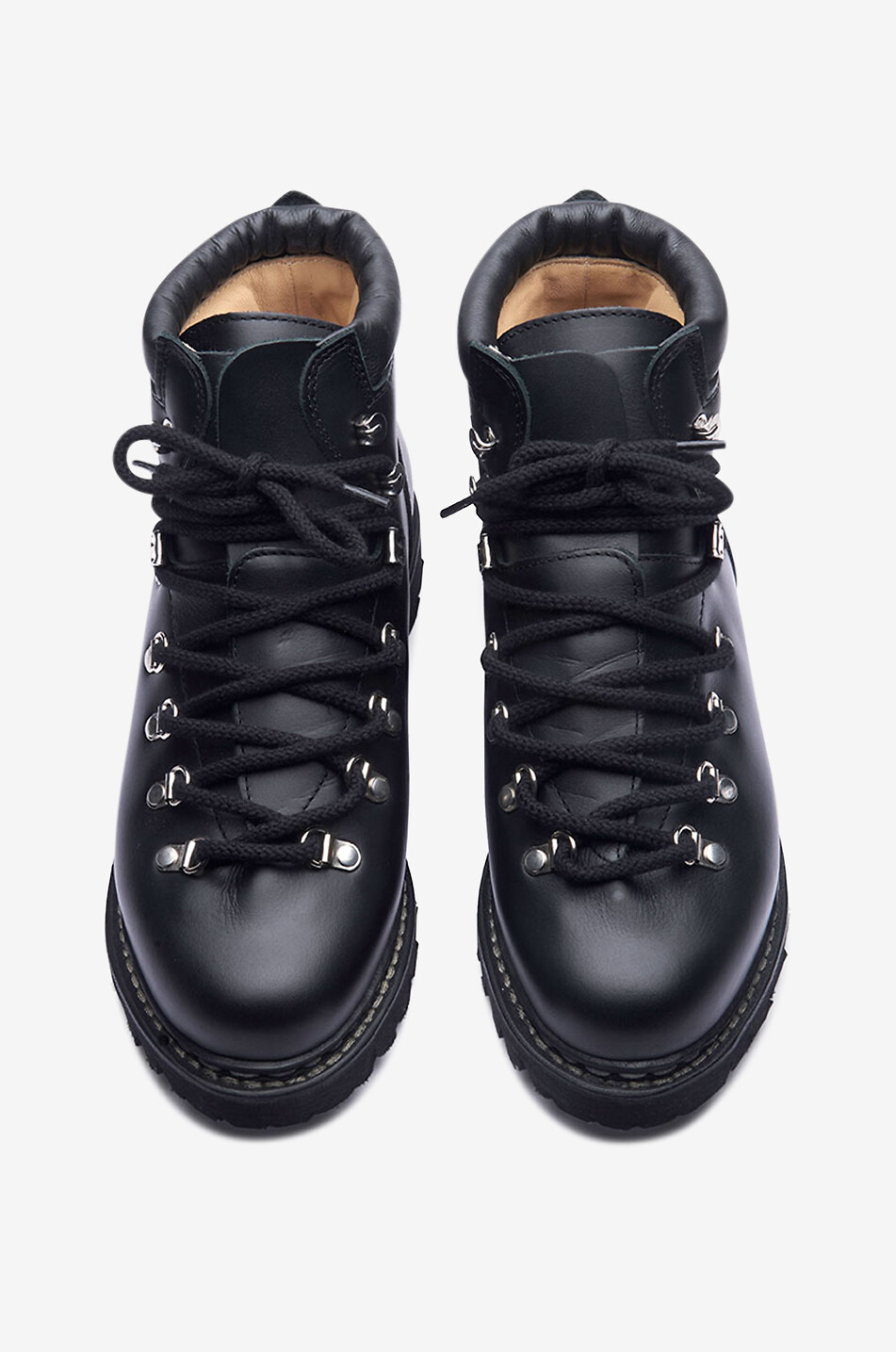 PARABOOT Avoriaz smooth leather lace-up ankle boots Men BLACK 6