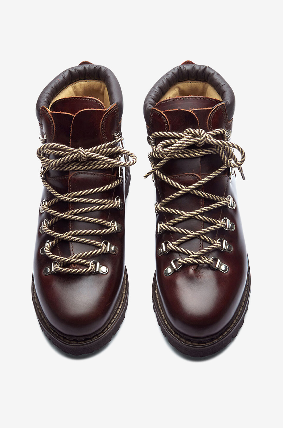 PARABOOT Avoriaz smooth leather lace-up ankle boots Men BROWN 5