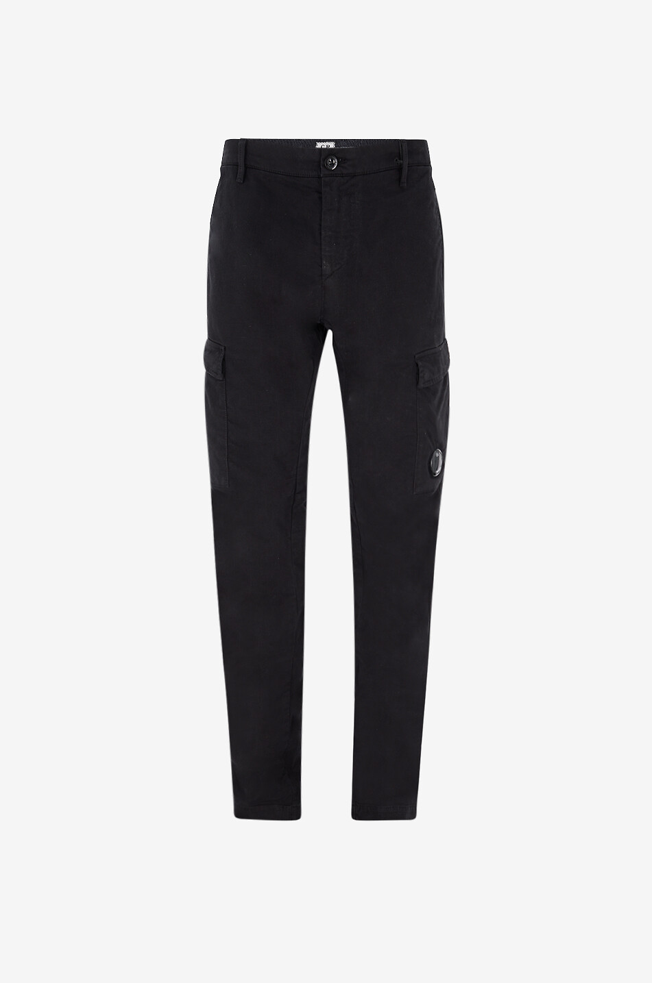 Lens slim fit cotton cargo trousers