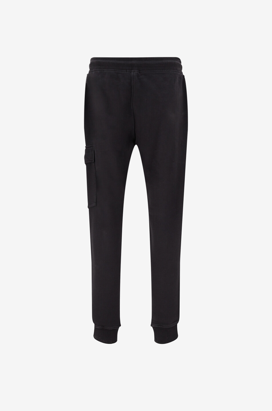 C.P. COMPANY Pantalon cargo slim en molleton Lens Homme NOIR 2
