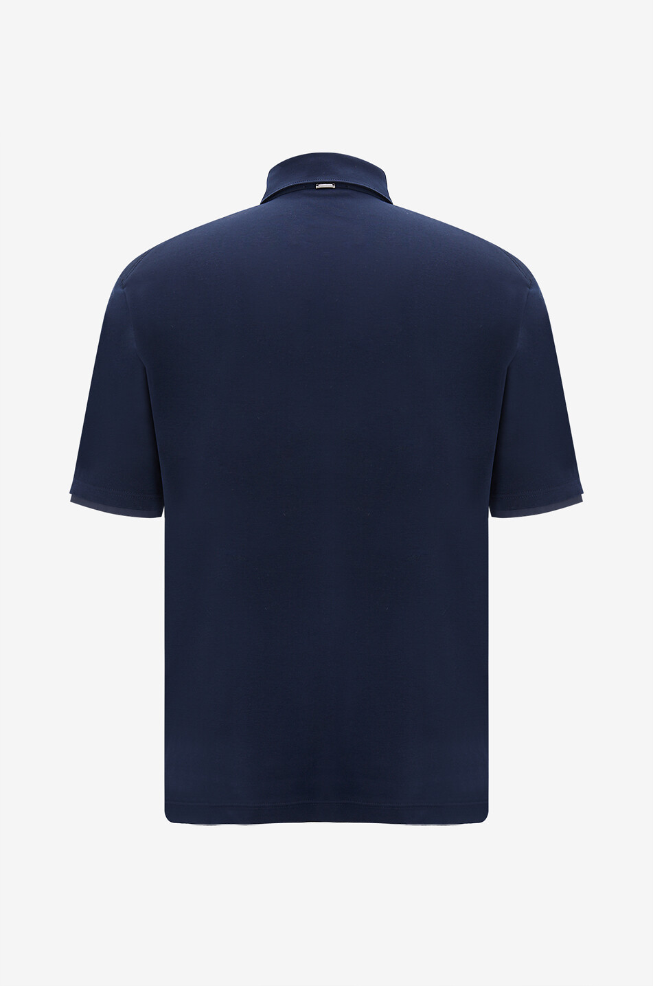 HERNO Kurzärmeliges Polohemd aus Jersey Resort Herren DUNKELBLAU 2