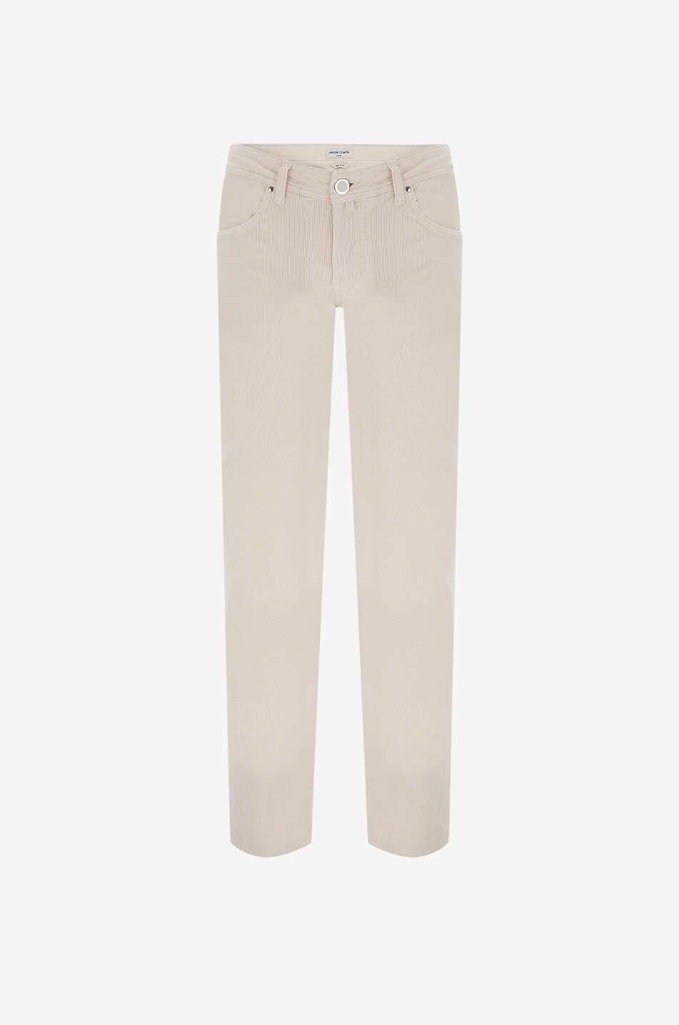 JACOB COHEN Bard corduroy straight leg trousers Men EGGSHELL 1