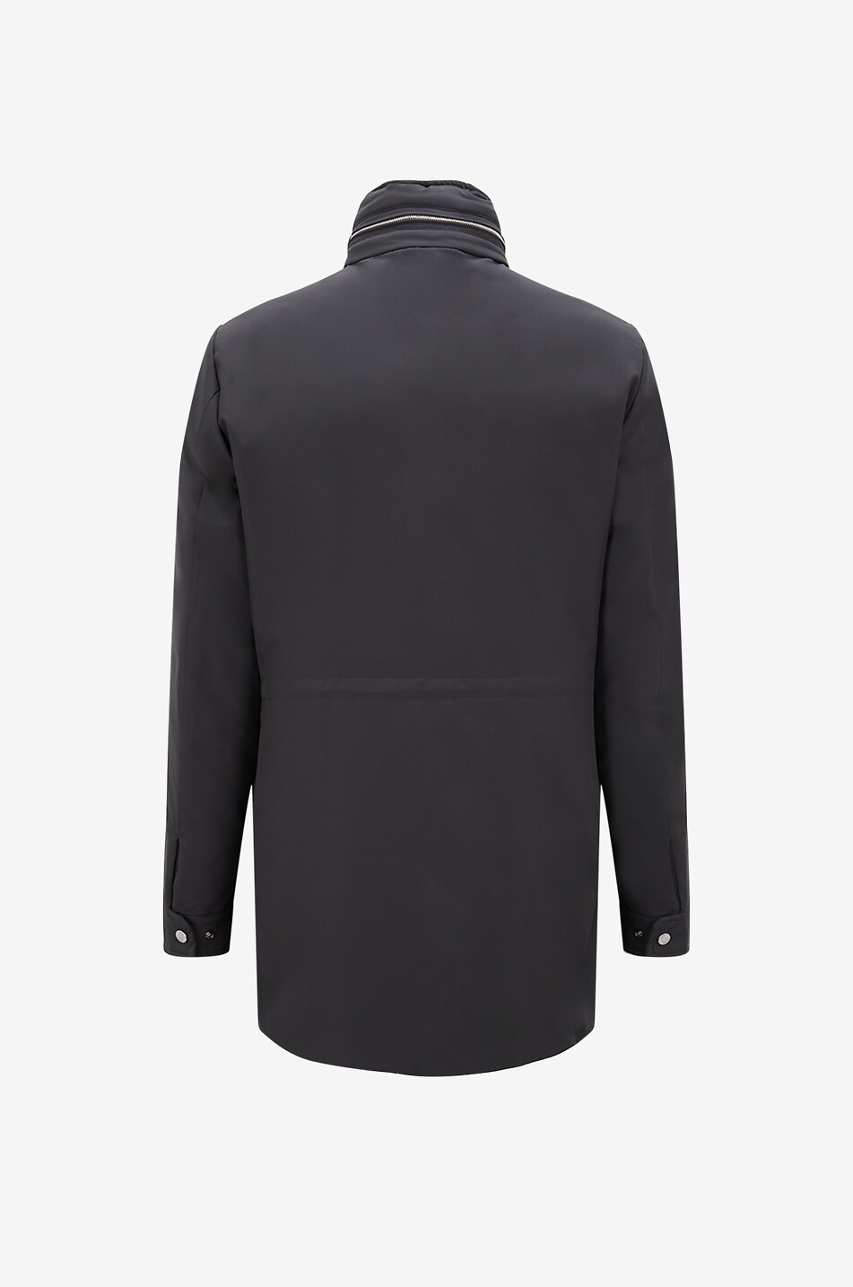 MOORER Gefütterter Parka aus Nylon Bracci Herren SCHWARZ 2