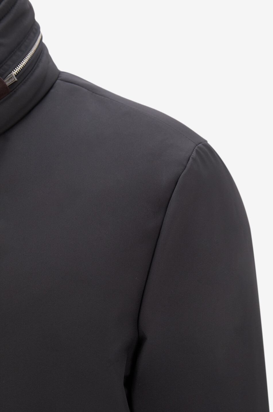 MOORER Gefütterter Parka aus Nylon Bracci Herren SCHWARZ 3