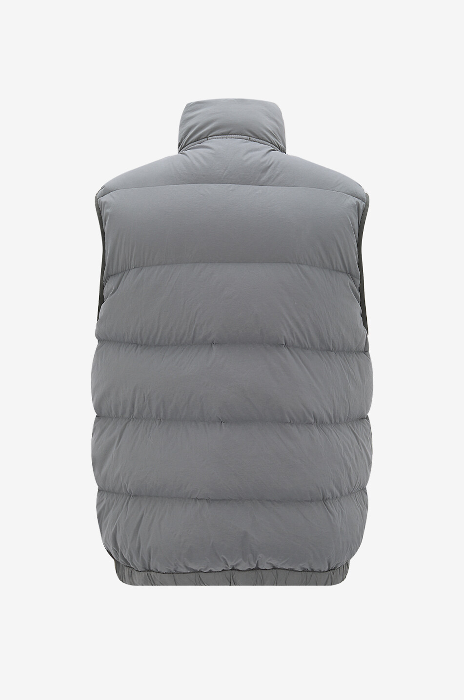 STONE ISLAND G100007 Seamless Tunnel Nylon Down-TC sleeveless down jacket Men GREY 2