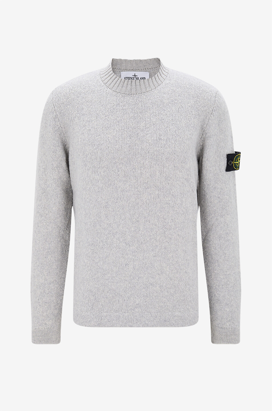 STONE ISLAND Pullover mit Rundhalsausschnitt aus Wolle 5100056 Herren GRAU 1
