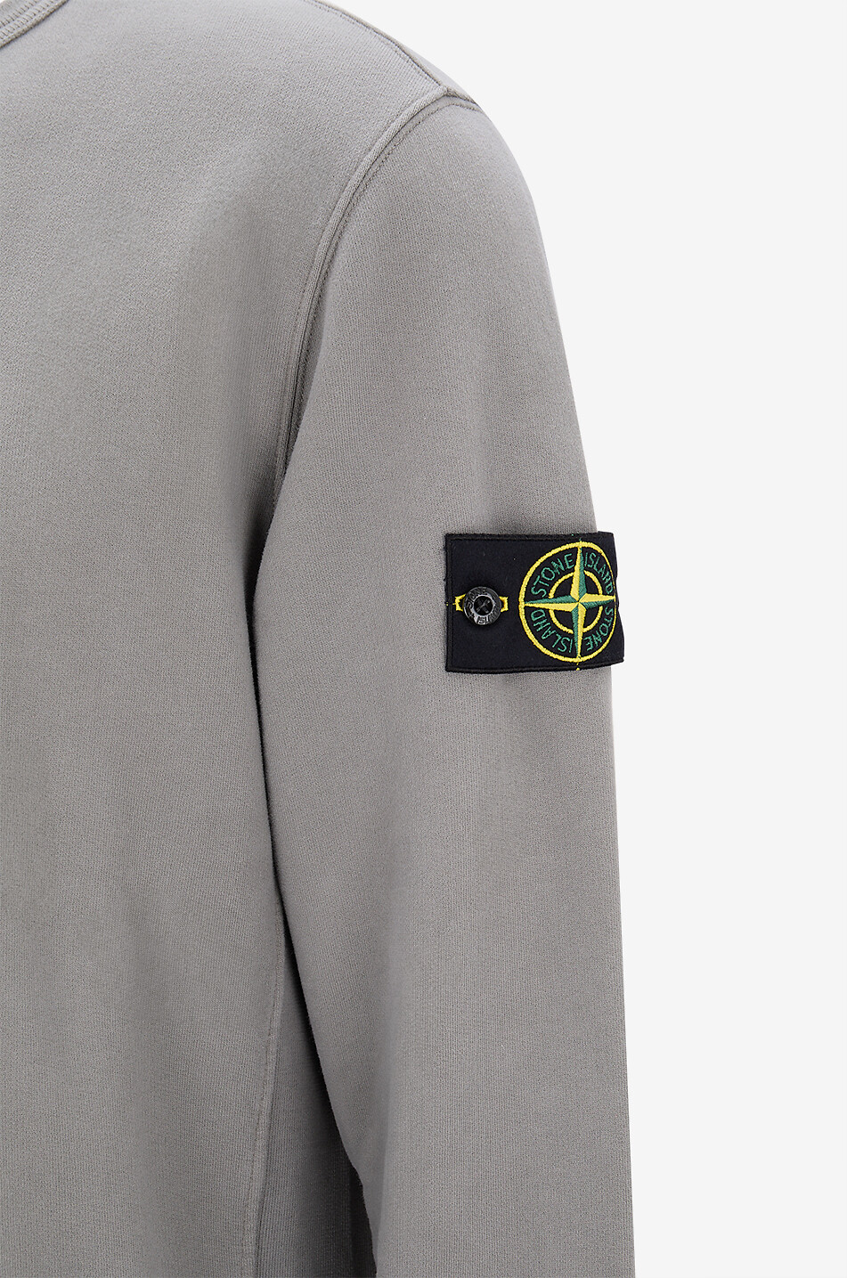 STONE ISLAND Sweatshirt aus Baumwolle 6100028 Herren GRAU 3