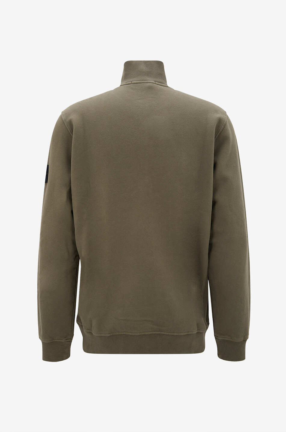 STONE ISLAND Sweat-shirt à col montant zippé 6100068 Homme VERT FONCÉ 2