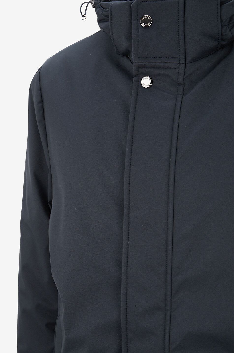 MOORER Petrini-ADS short coat Men DARK BLUE 3