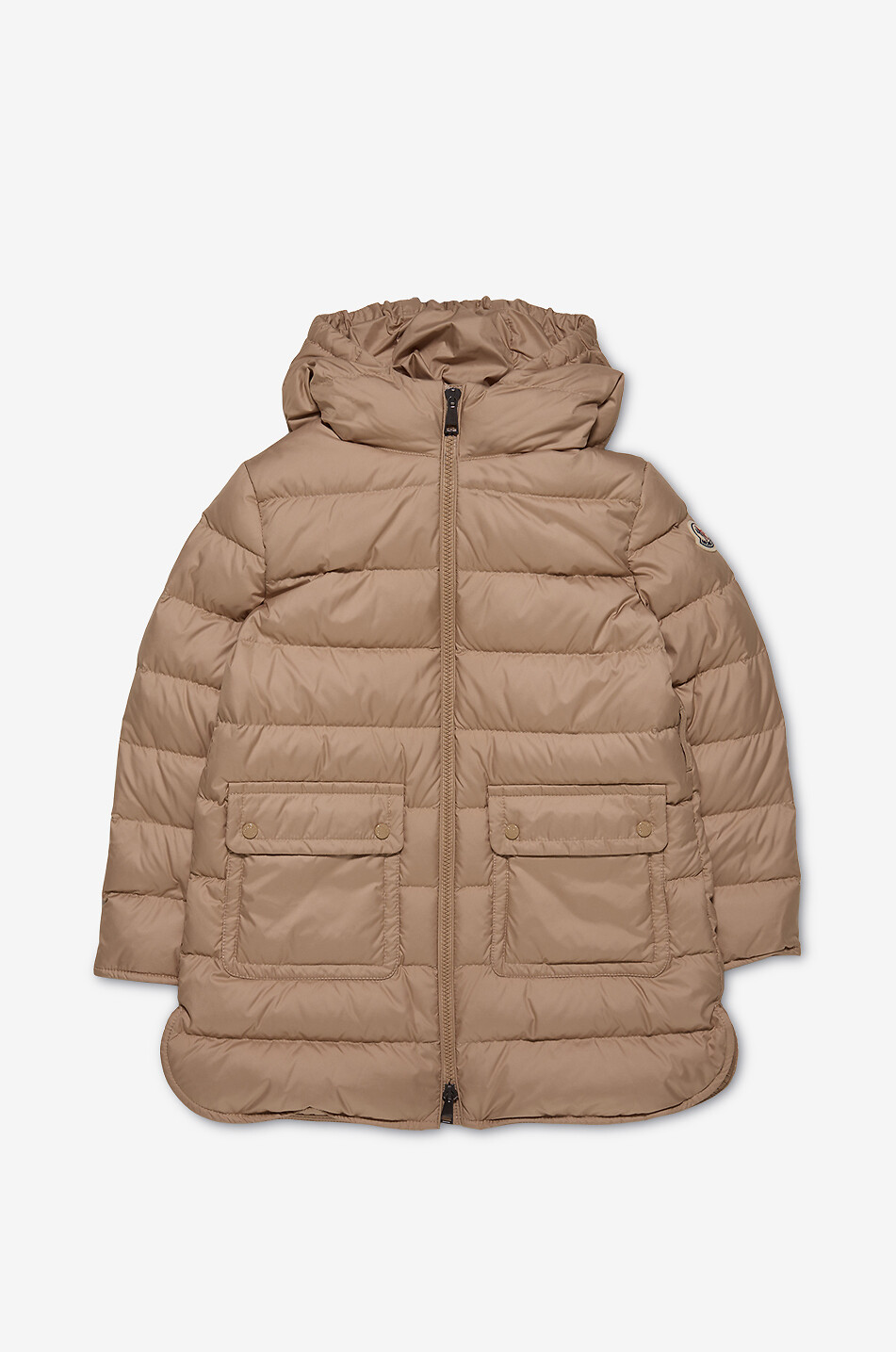 Pasenza long belted girls' down jacket