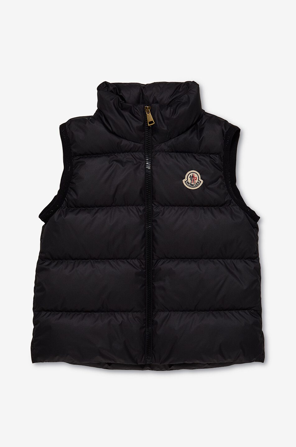 Prudence sleeveless girls' down jacket with high neck