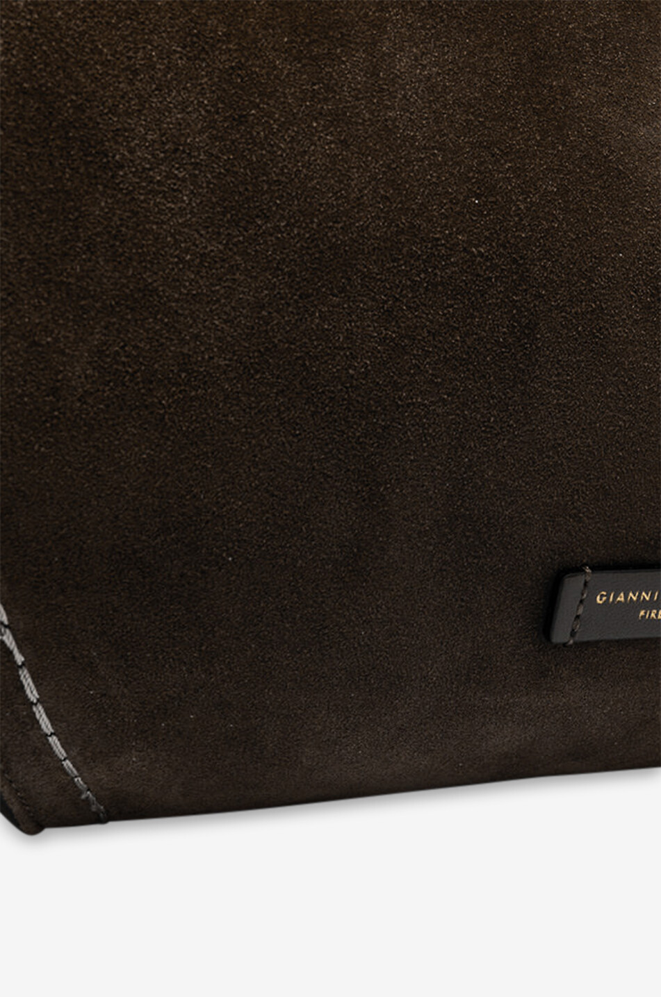 GIANNI CHIARINI Sac cabas en daim Bloom Femme MARRON 4