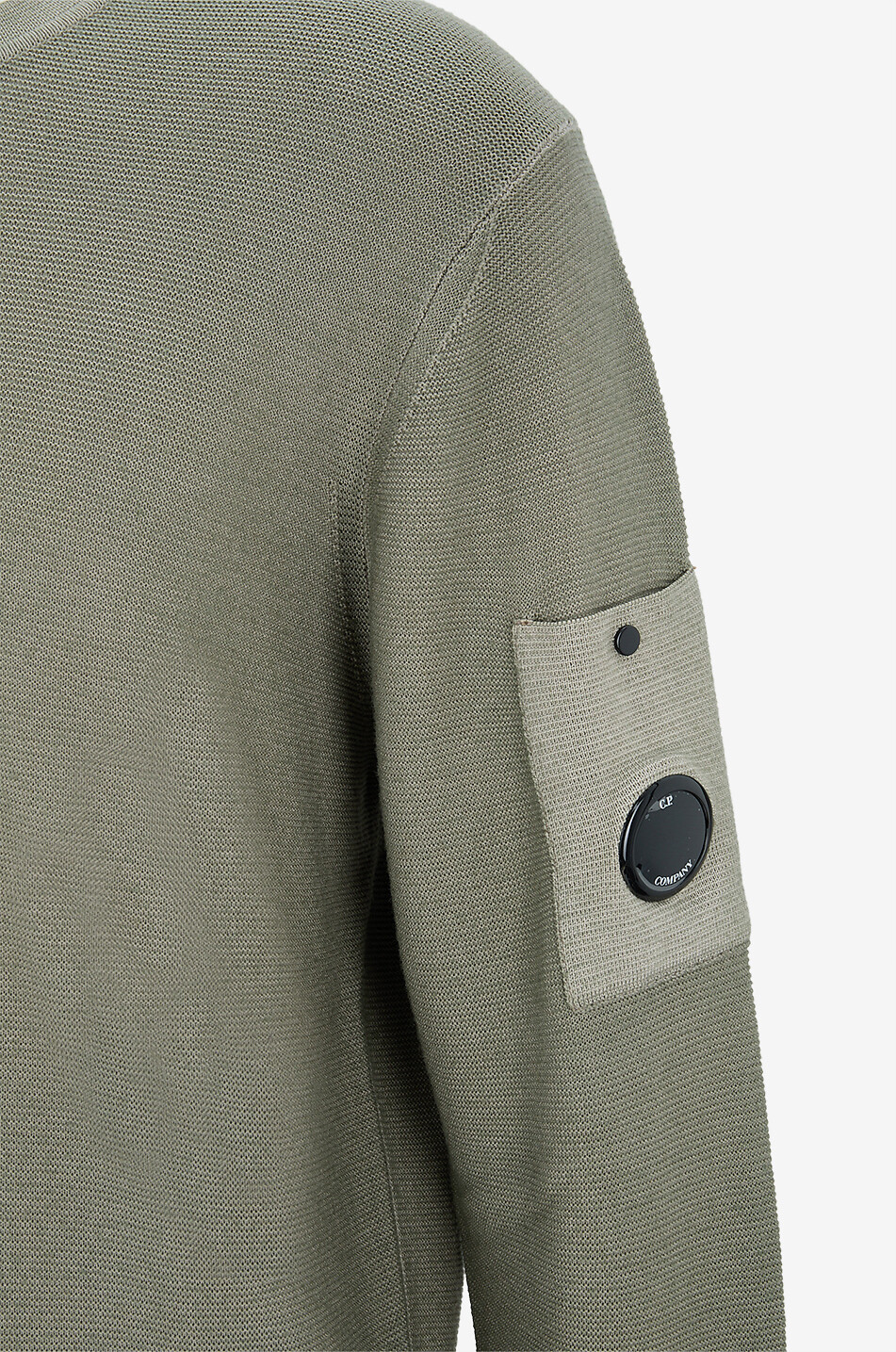 C.P. COMPANY Pullover mit Rundhalsausschnitt aus Merinowolle Herren GRAU 3