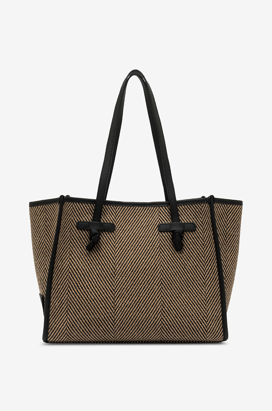 Chevron-Canvas Shopper Marcella Spiga