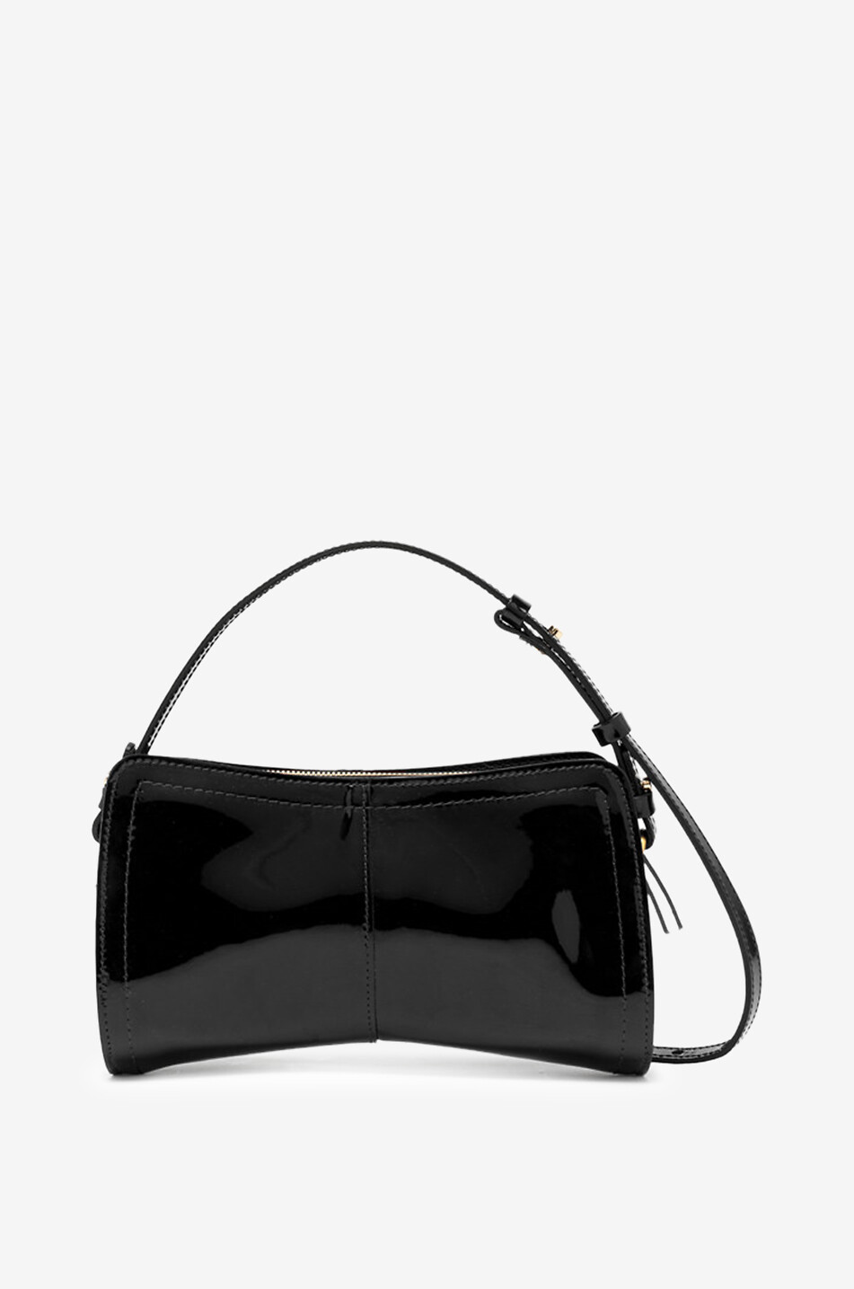 GIANNI CHIARINI Sac à main en cuir verni Keira Femme NOIR 2