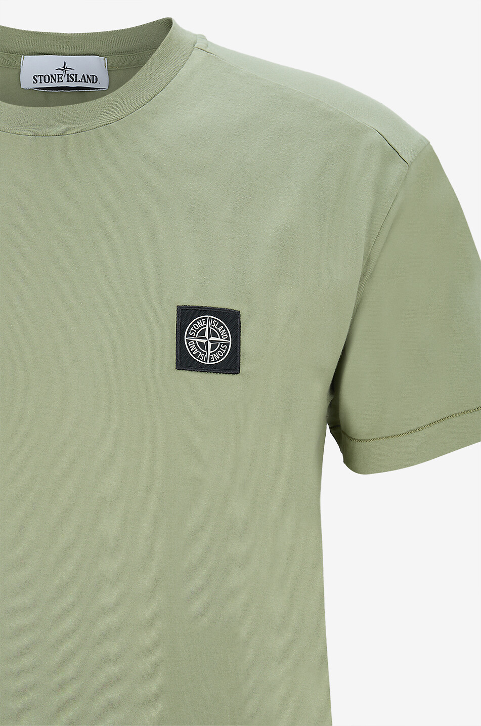 STONE ISLAND Kurzärmeliges T-Shirt aus Baumwolle 2100027 Herren GRÜN 3