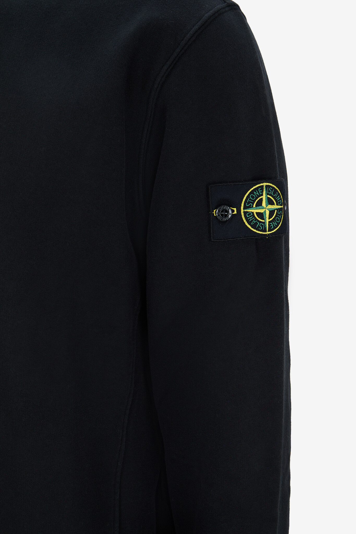 STONE ISLAND 6100028 cotton sweatshirt Men BLACK 3