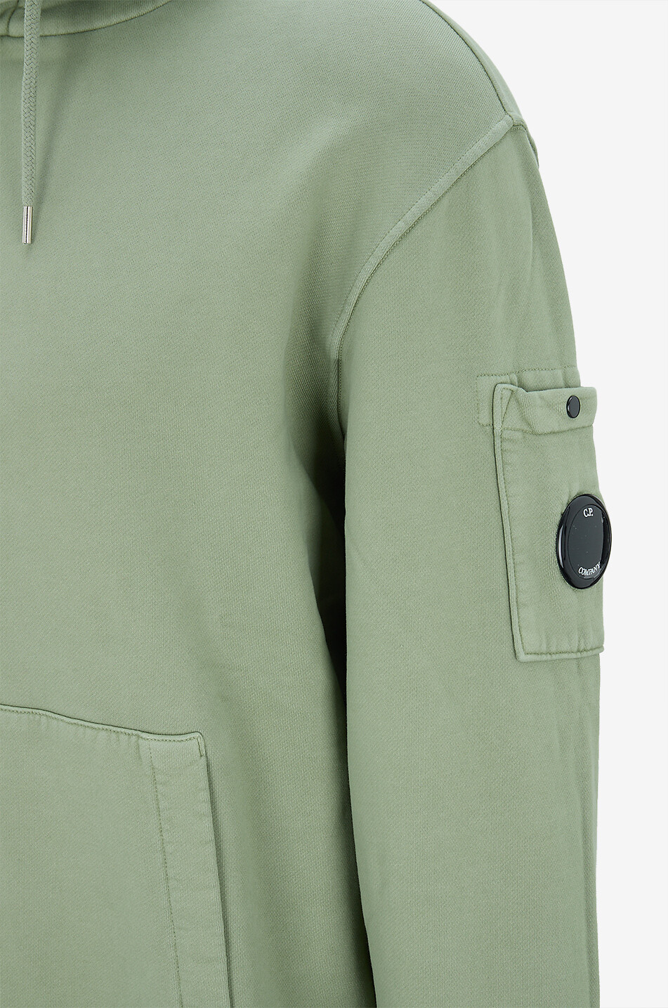 C.P. COMPANY Kapuzen-Sweatshirt aus Jersey mit Taschen Herren GRÜN 3