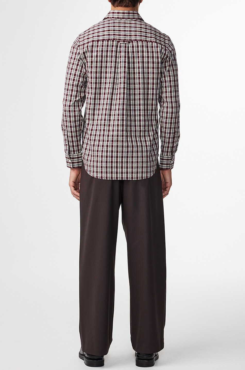 NN07 Colby long-sleeve checked shirt Men RED 3