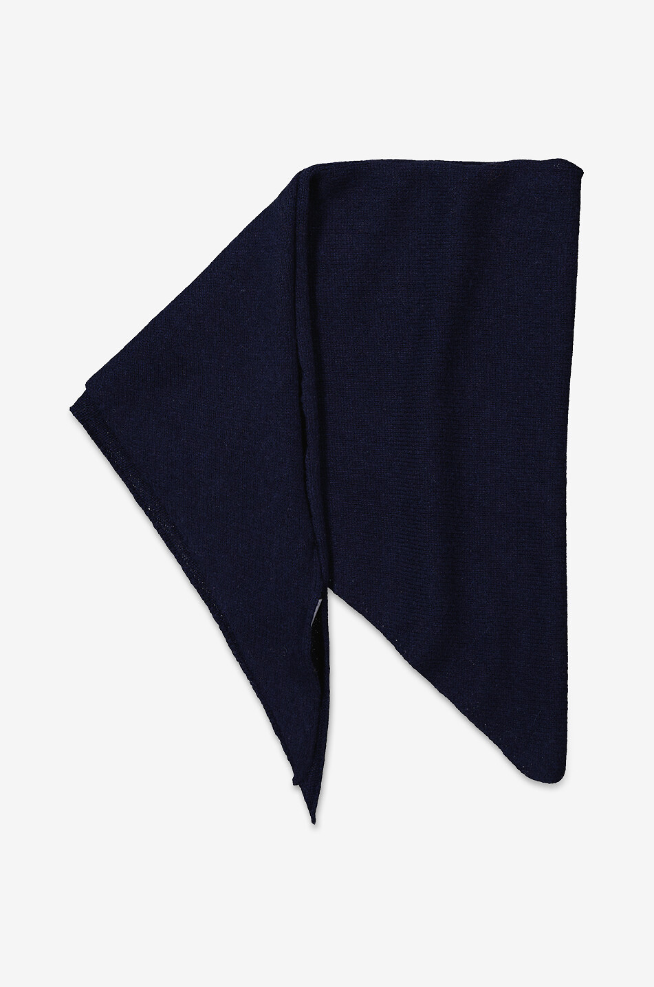 NN07 Triangular wool scarf Men DARK BLUE 2