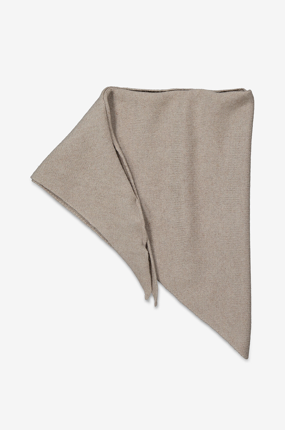 NN07 Triangular wool scarf Men BEIGE 2