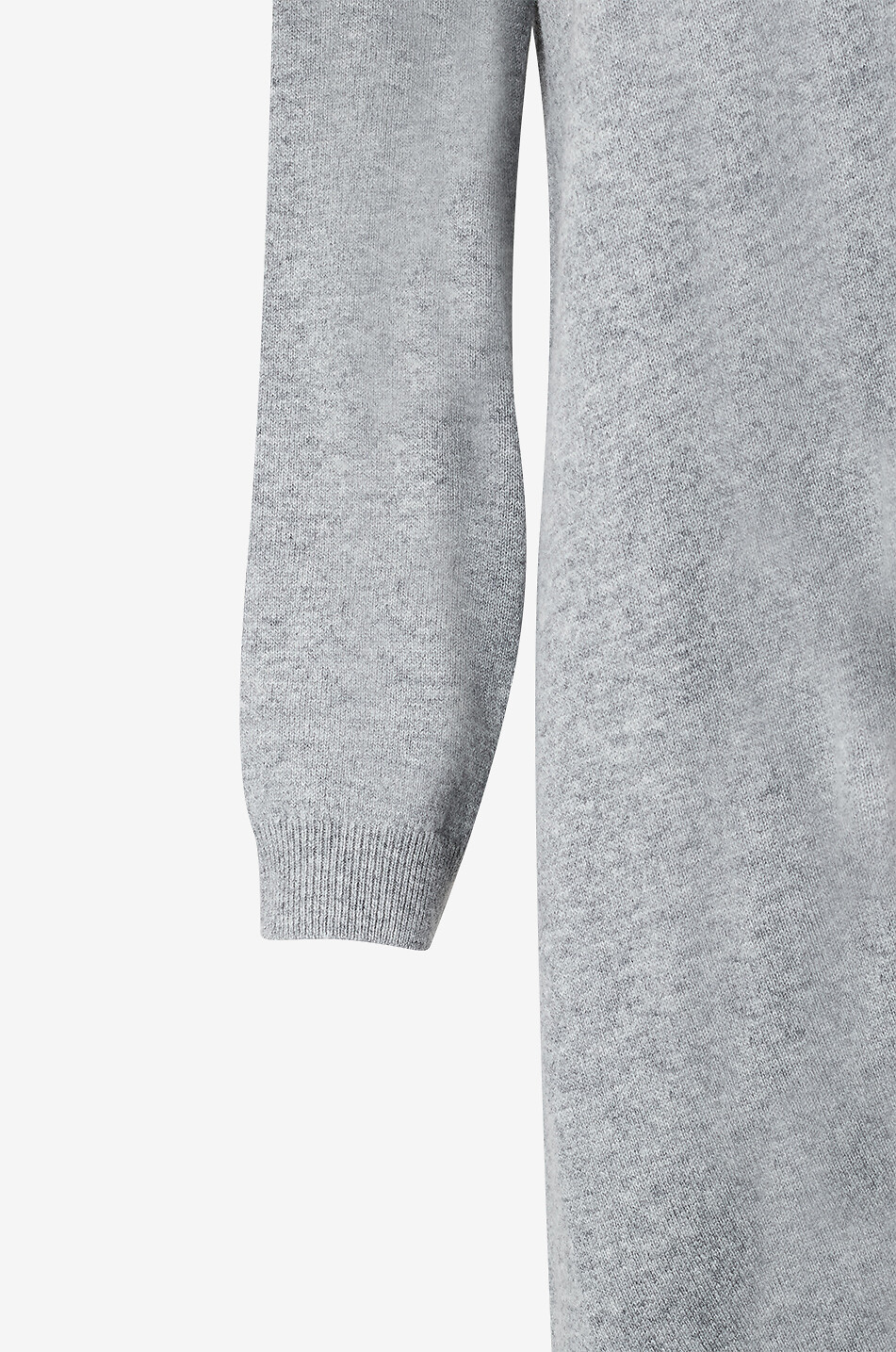 3D stripe knit skater dress - ALAÏA - DARK GREY - Bongénie