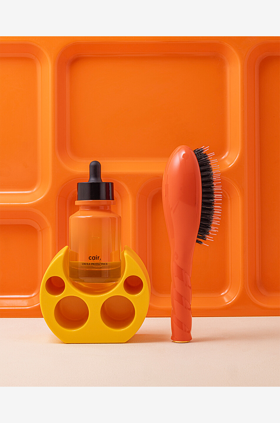 LA BONNE BROSSE Brosse cuir chevelu sensible N.03 L'Indispensable Douceur Orange Seventies Édition Limitée Unisexe Incolore 3