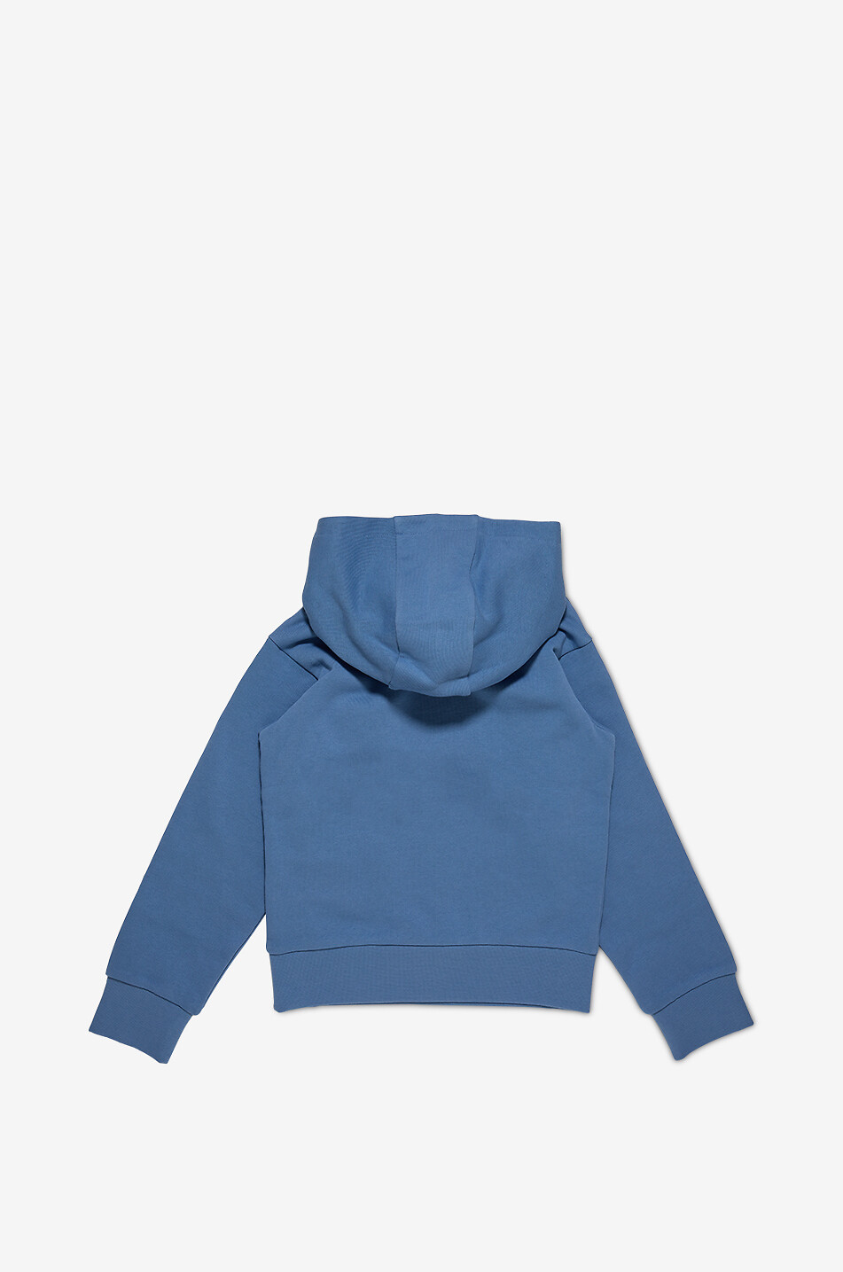 MONCLER Logo print and patch boys' hooded sweatshirt Boy BLUE 2