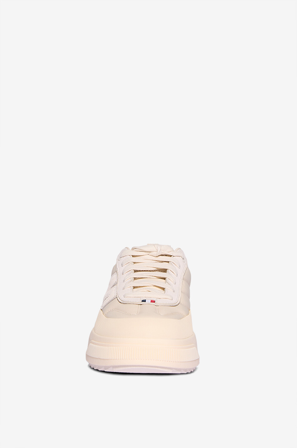 MONCLER Moncler Altive low-top nylon and leather sneakers Men LIGHT BROWN 2