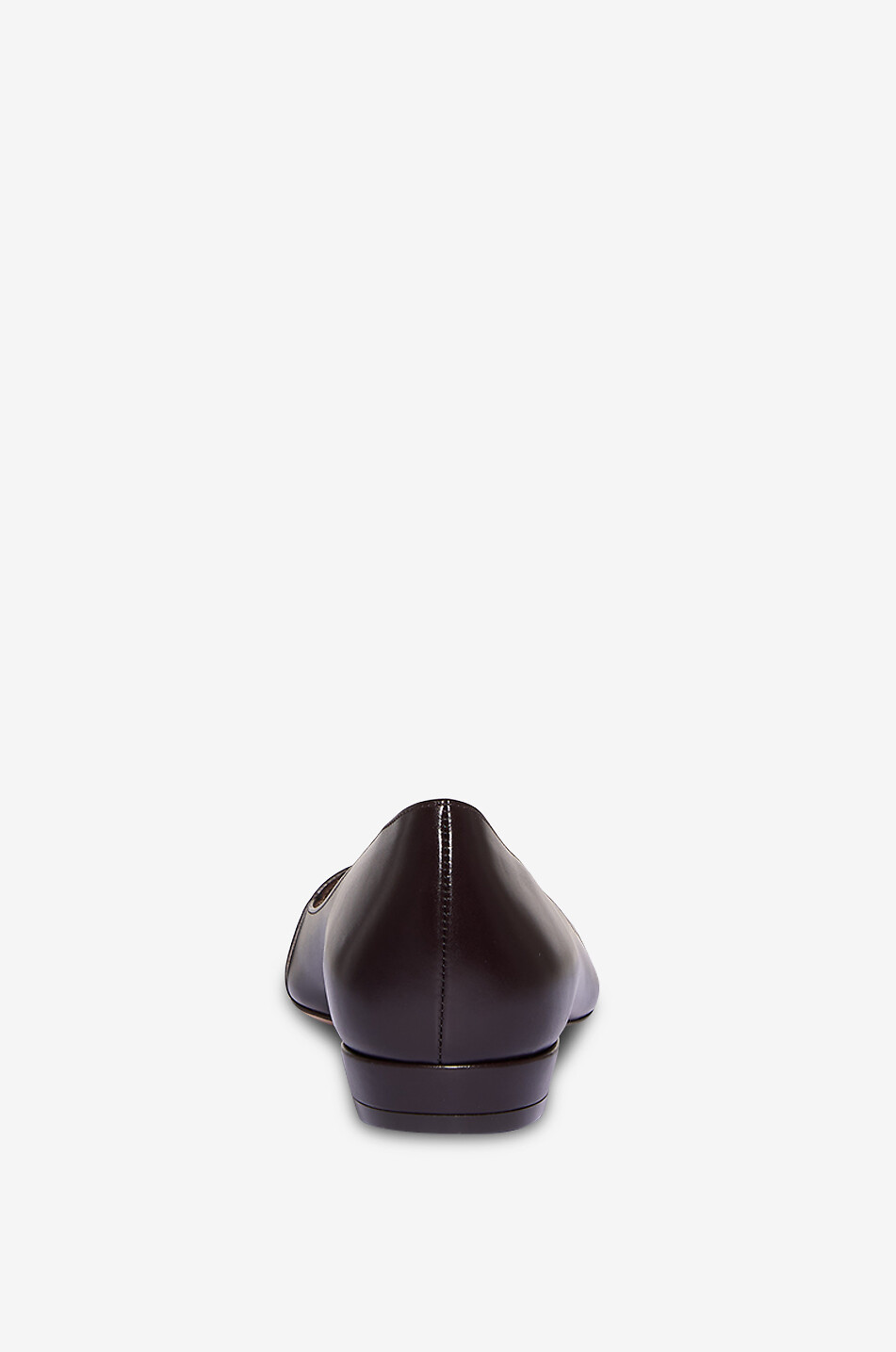 TOM FORD Ballerines à bout pointu en cuir lisse Eva 20 Femme MARRON 4