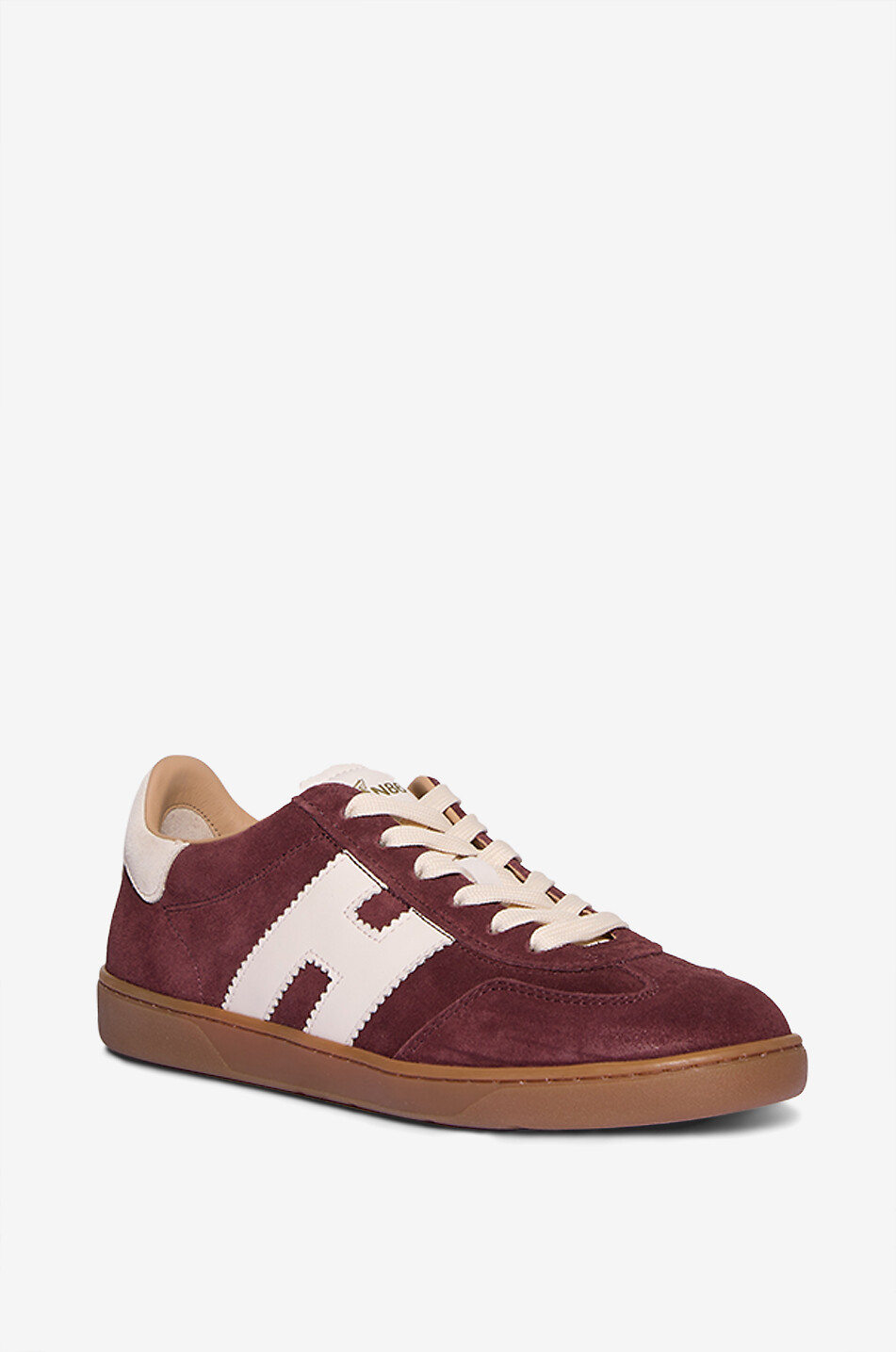 Hogan Cool suede and leather low-top lace-up sneakers