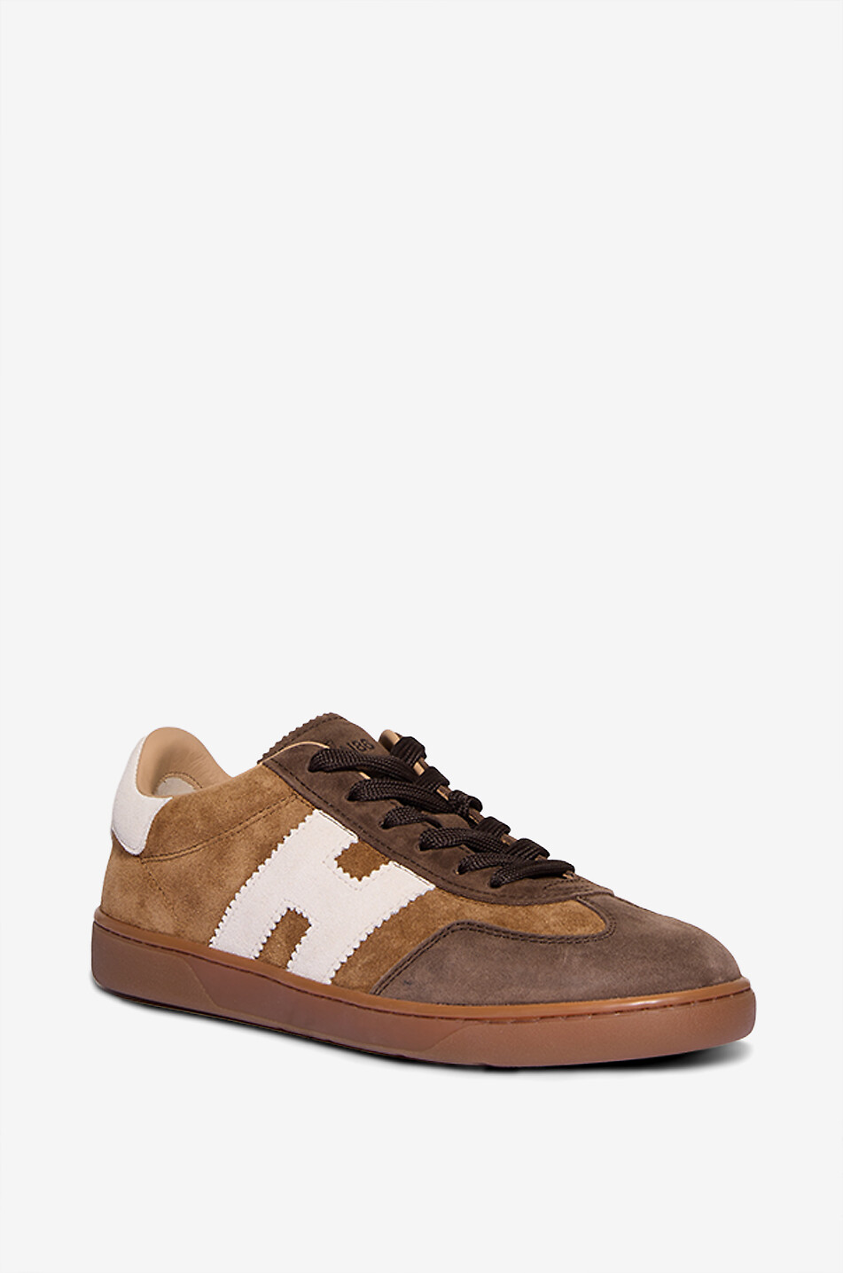 Niedrige Schnürsneakers aus dreifarbigem Wildleder Hogan Cool