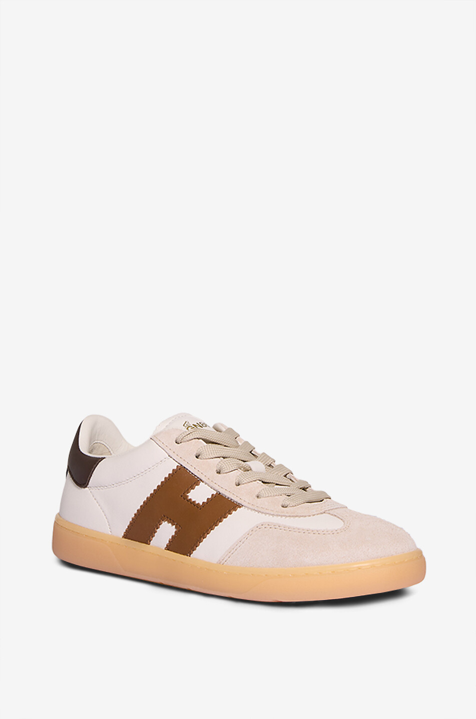 Niedrige Nappa- und Wildledersneakers Hogan Cool