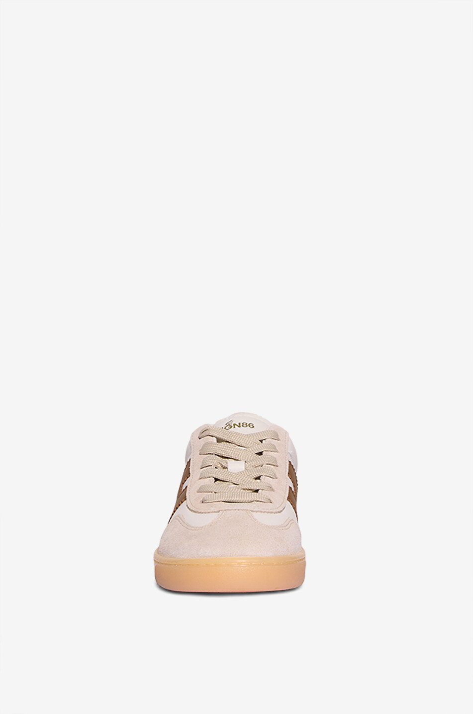 HOGAN Niedrige Nappa- und Wildledersneakers Hogan Cool Damen CREMEFARBEN 2